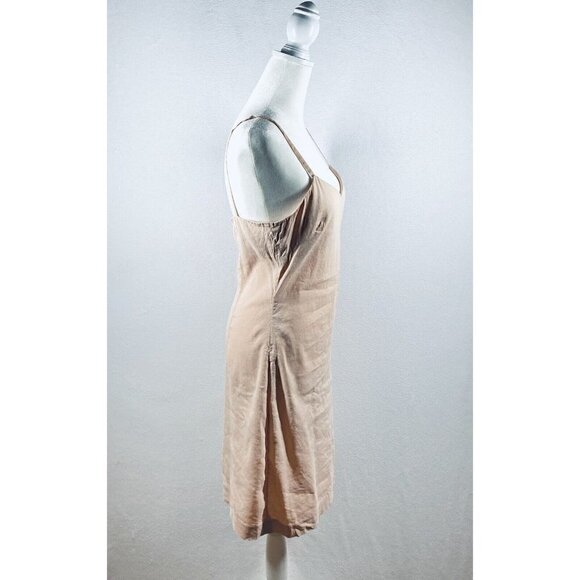 Theory Dress Womens 4 Pink Vickie A Line Stretch Linen Blend V Neck Boho - Picture 3 of 7